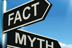 myth vs fact - Copyright – Stock Photo / Register Mark
