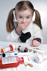 girl with prescription pills - Copyright – Stock Photo / Register Mark